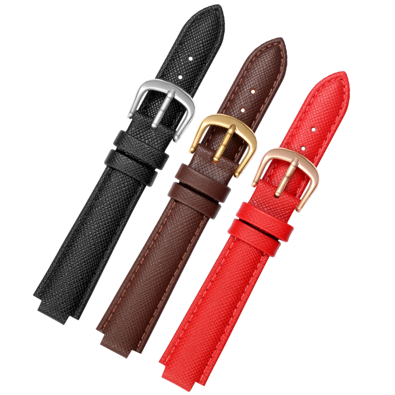 适配卡西欧sheen系列女凸口真皮 蔻侣配件