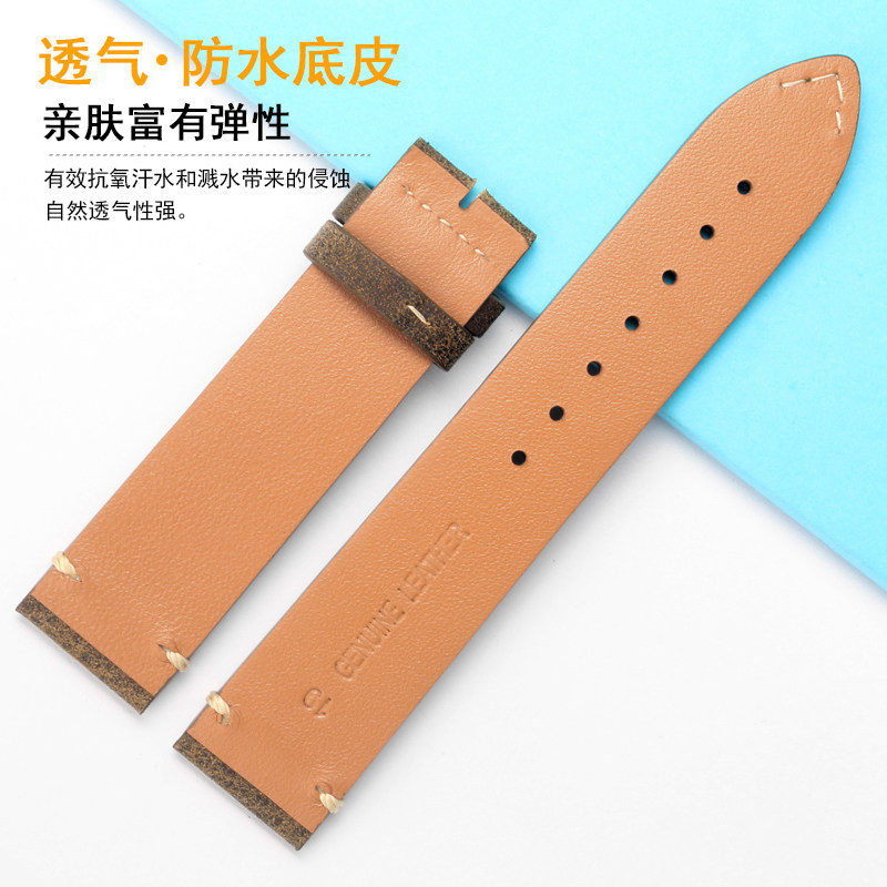 适配浪琴名匠小雀斑复刻系列链男表 蔻侣配件