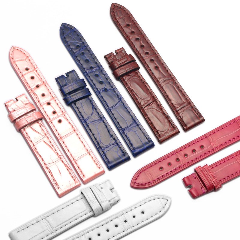 肖邦萧邦表带happysport原装鳄鱼皮 蔻侣配件