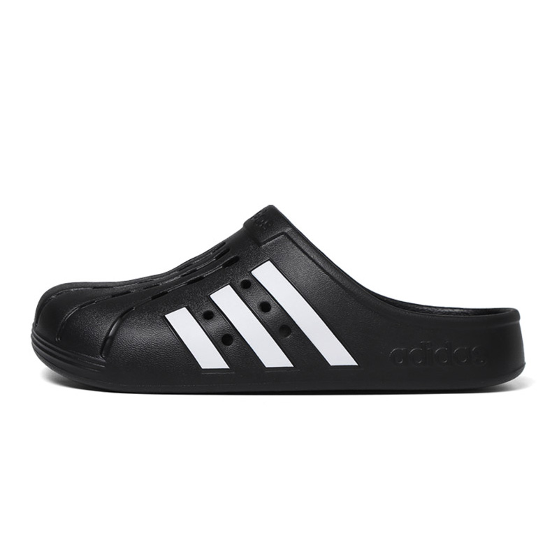 Adidas阿迪达斯洞洞鞋运动沙滩鞋男女鞋轻便贝壳头休闲拖鞋GZ5886 - 图1