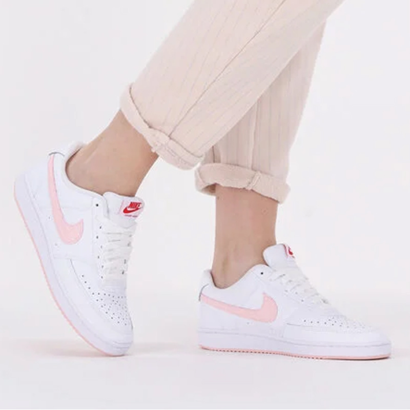 Nike/耐克COURT VISION女鞋粉勾低帮休闲鞋运动板鞋DQ9321-100-图2