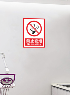 禁止吸烟消防安全车间警示标识