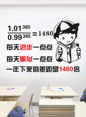 高考文化墙教室激励标语布置装饰