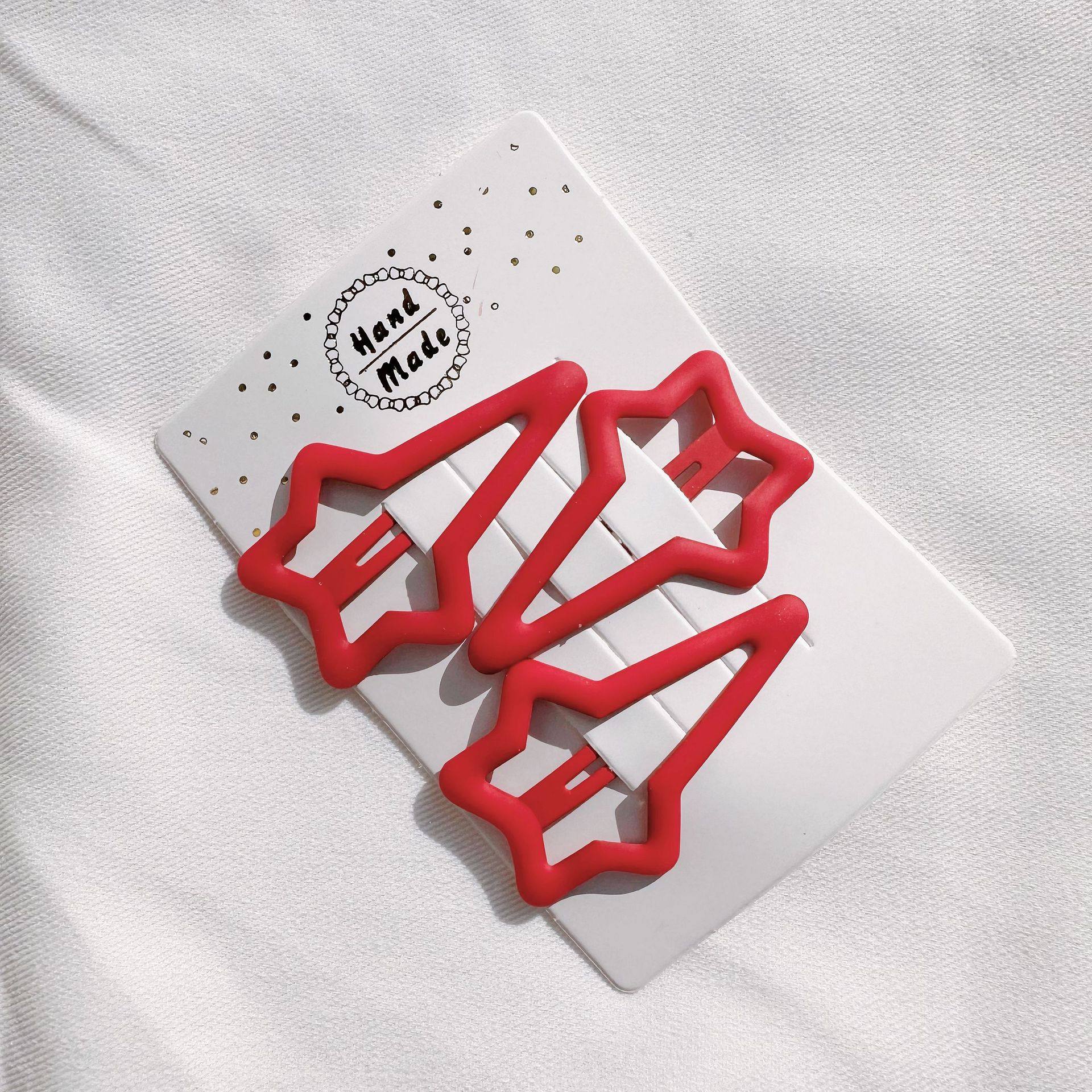 儿童春节新年发饰红色BB夹可爱宝宝小熊发夹小女孩五角星碎发卡子,淘宝优惠券,粉丝福利购,淘宝优惠卷