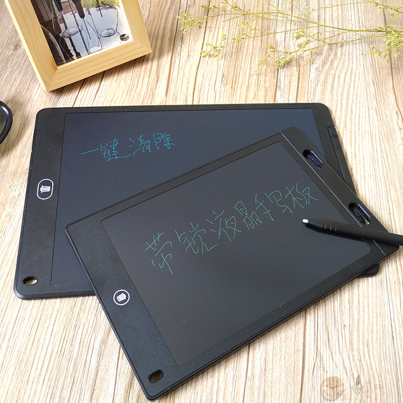 带锁液晶手写板12寸lcd智能写字板电子书写板光能8.5寸无尘画画板_虎窝淘