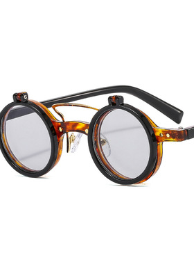 Polarized Retro Sun Glasses Men Women for round Sunglasses