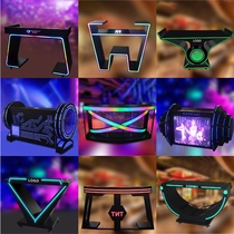 Custom package van disc drive table Bar dj bench ktv acrylic dj table luminous Led table lifting table for home