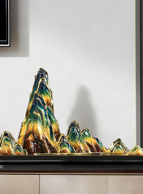 新中式珐琅彩桌面摆件