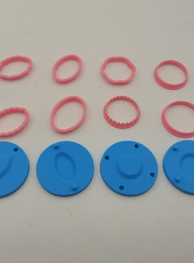 跨境新品 Scalloped Edge Plate Polymer 粘土耳环模具硅胶模