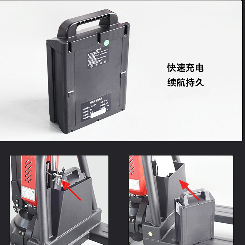 电动叉车充电器CBD15地牛锂电充电机72V4A8A内置充电器24V10A - 图1