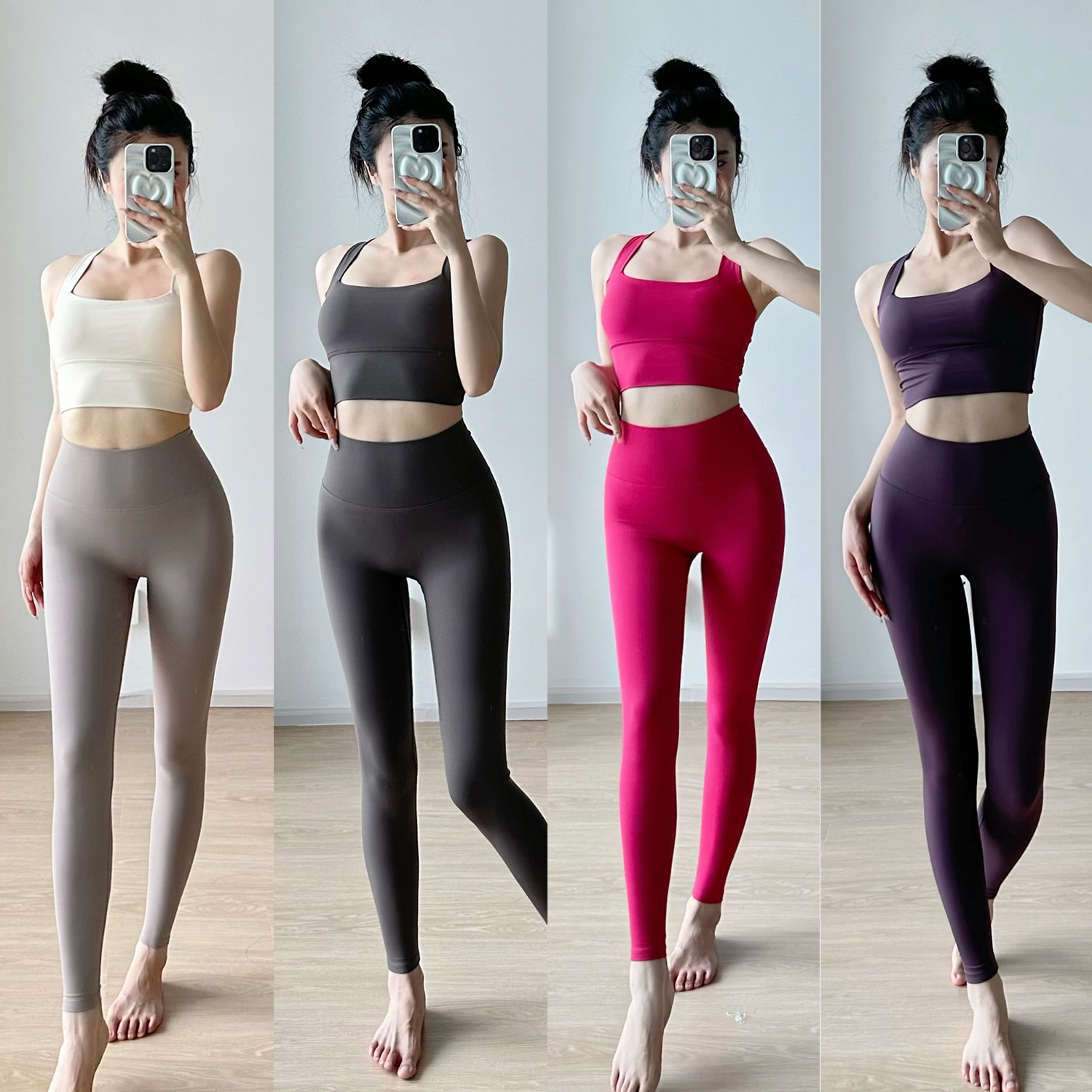 gogoyoga瑜伽服套装高强度防震运动背心高腰提臀普拉提训练健身裤,淘宝优惠券,粉丝福利购,淘宝优惠卷