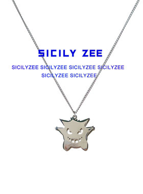 SIZEE钛钢不掉色小恶魔卫衣项链