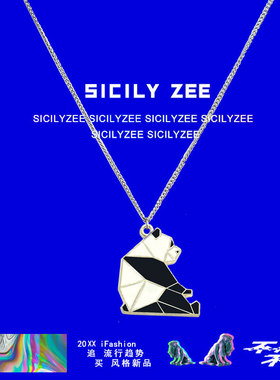 守护丫丫回国项链原创极简设计