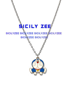 sicilyzee跳马哆啦a梦女可爱项链