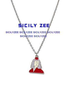 苹果SIZEE小众搭配吊坠卫衣项链
