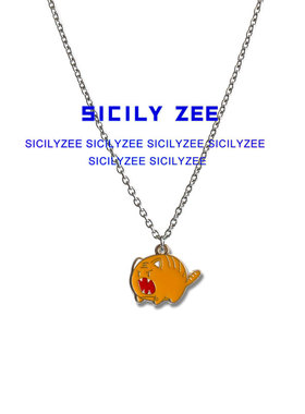 嗷呜小老虎ins嘻哈土酷项链生肖