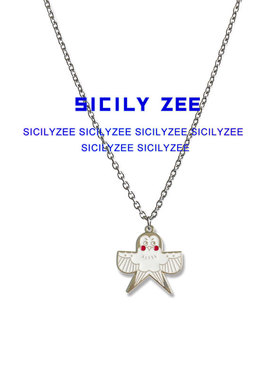 SIZEE国潮项链小众卫衣吊坠毛衣