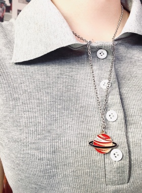 SIZEE百搭吊坠森系小众项链