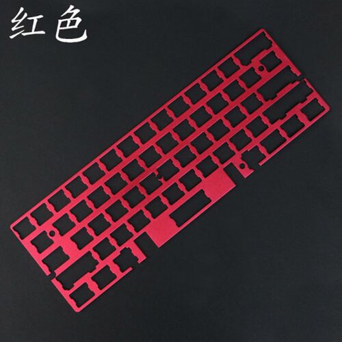 定位板 gh60 rs60 pcb钢板 阳极铝定位板 poker2 客制化机械键盘 - 图0