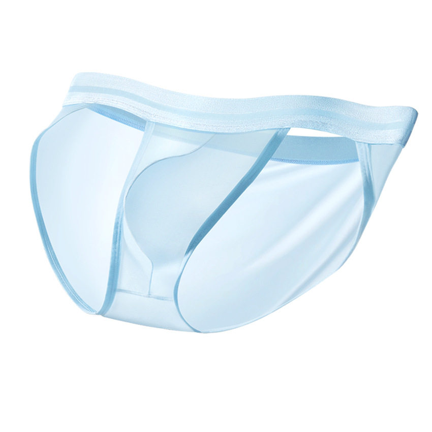 Men's Ice Silk Thin Seamless Breathable Briefs