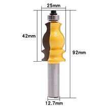 1 2 shank 12 7mm shank fish tail armrest knife Wood edging knife Wood milling cutter Engraving Knife Line Knife