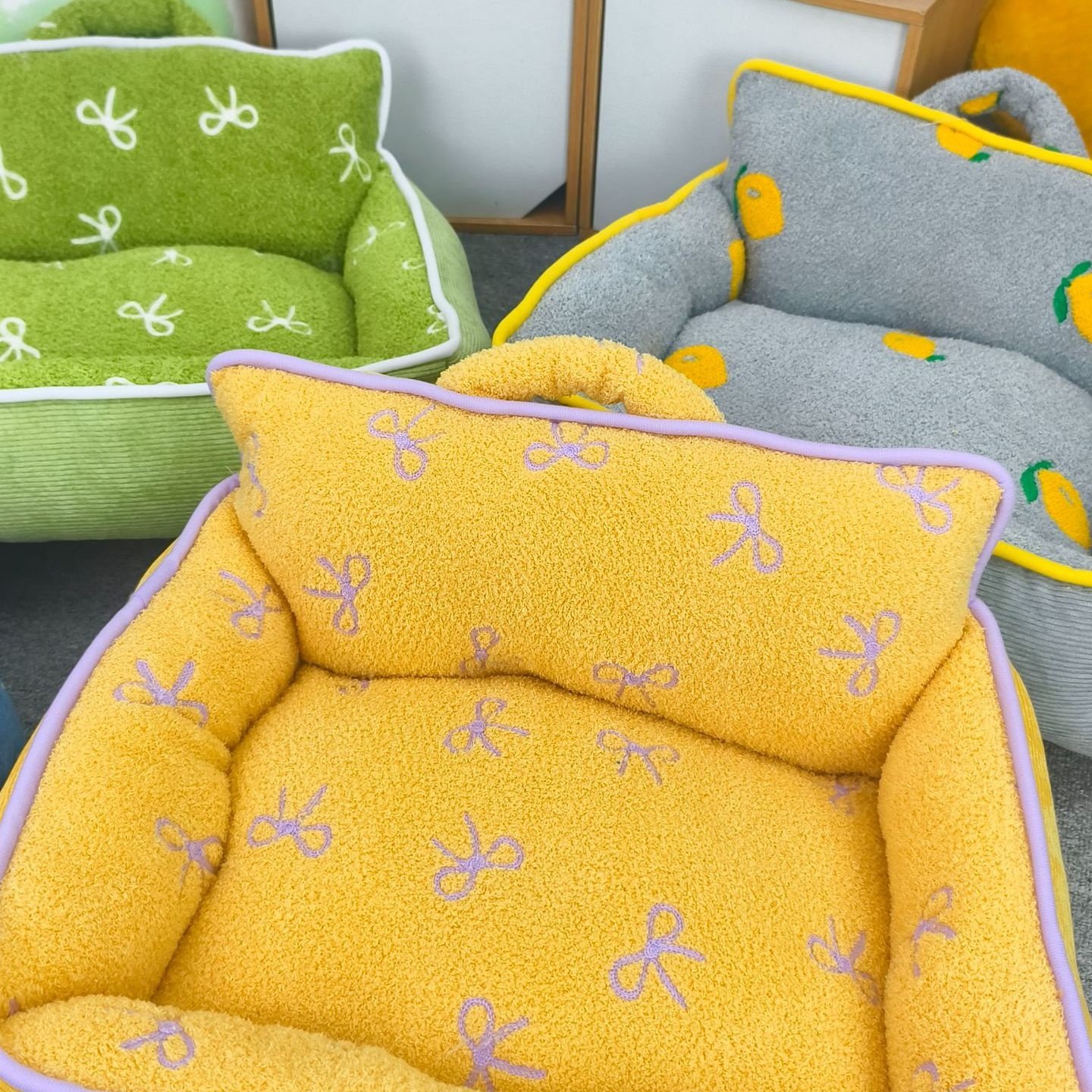 狗沙发窝田园宠物窝中小型犬猫通用宠物床格子窝秋冬保暖宠物窝,淘宝优惠券,粉丝福利购,淘宝优惠卷