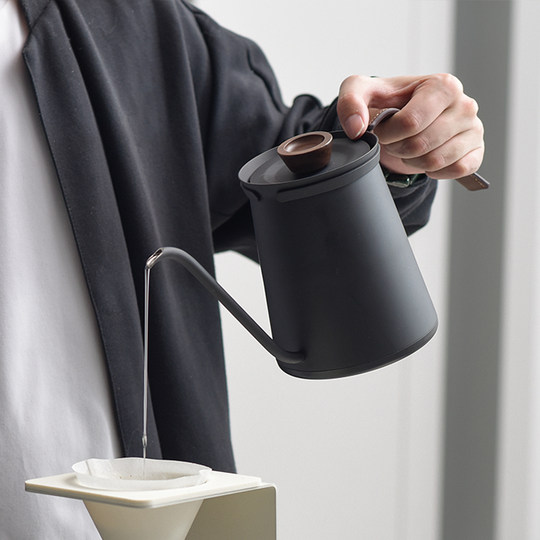 Bear and Yang Shadow Puppet Hand Brewing Temperature Control Pot