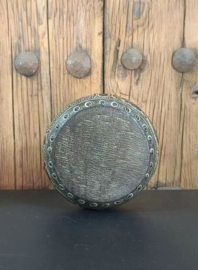 仿古龙纹茶杯垫茶道茶具茶道山西石雕天然青石二龙戏珠石鼓壶承