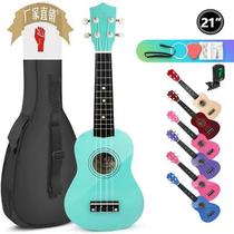 21 inch uke Ukuri small four-string wooden beginners male and female starter guitar childrens toy manufacturer direct