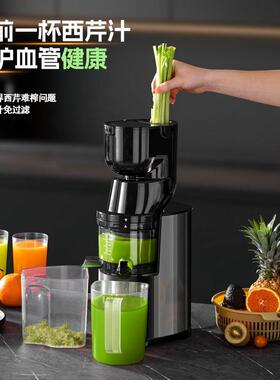 言果儿商用原汁机榨汁机汁渣分离大口径全自动奶茶水果果汁店鲜榨