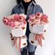 520 Valentine's Day and Chinese Valentine's Day birthday gift Disney Star Delu Puff Puff Kurome Doll Cartoon Doll Bouquet