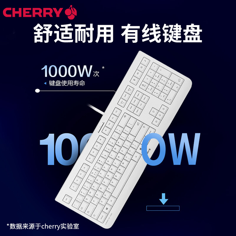 cherry樱桃DC2000键盘鼠标套装笔记本电脑办公有线键鼠打字手感好
