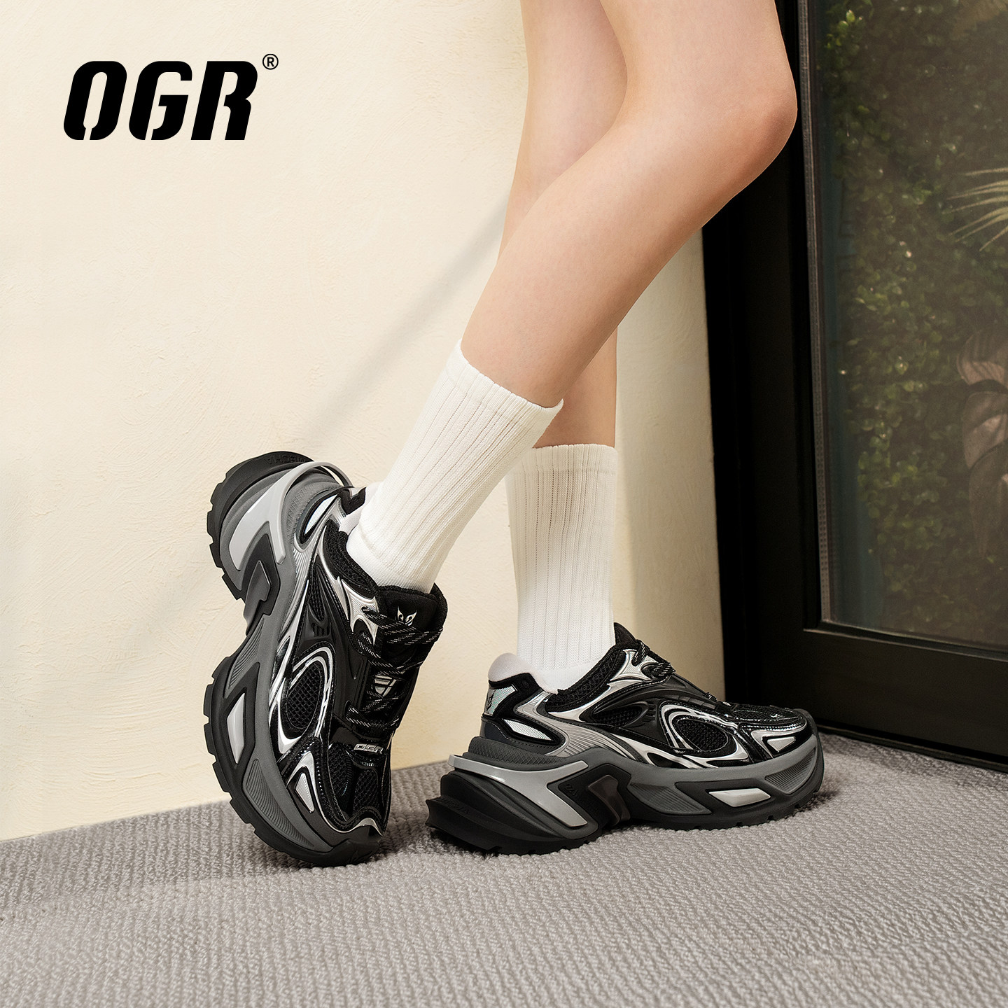 【明星同款】OGR水狼蛛2.0老爹鞋男女秋冬厚底小个子增高鞋高级感,淘宝优惠券,粉丝福利购,淘宝优惠卷