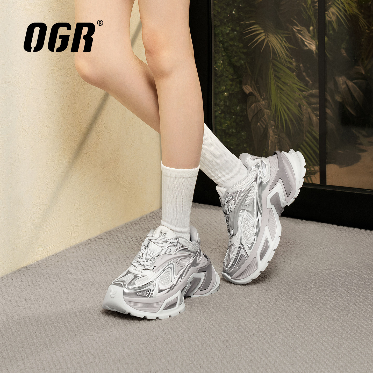 【明星同款】OGR水狼蛛2.0老爹鞋男女秋冬厚底小个子增高鞋高级感,淘宝优惠券,粉丝福利购,淘宝优惠卷