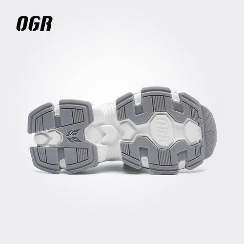 OGR异瞳系列1.0猫眼鞋老爹鞋男女厚底增高爆款德文灰 - 图1