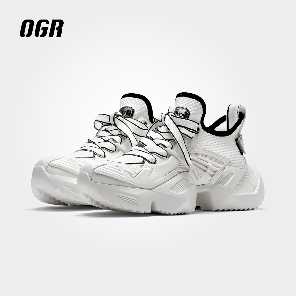 【Amber同款】OGR3D机甲鞋休闲老爹鞋男厚底增高鞋女2025新款