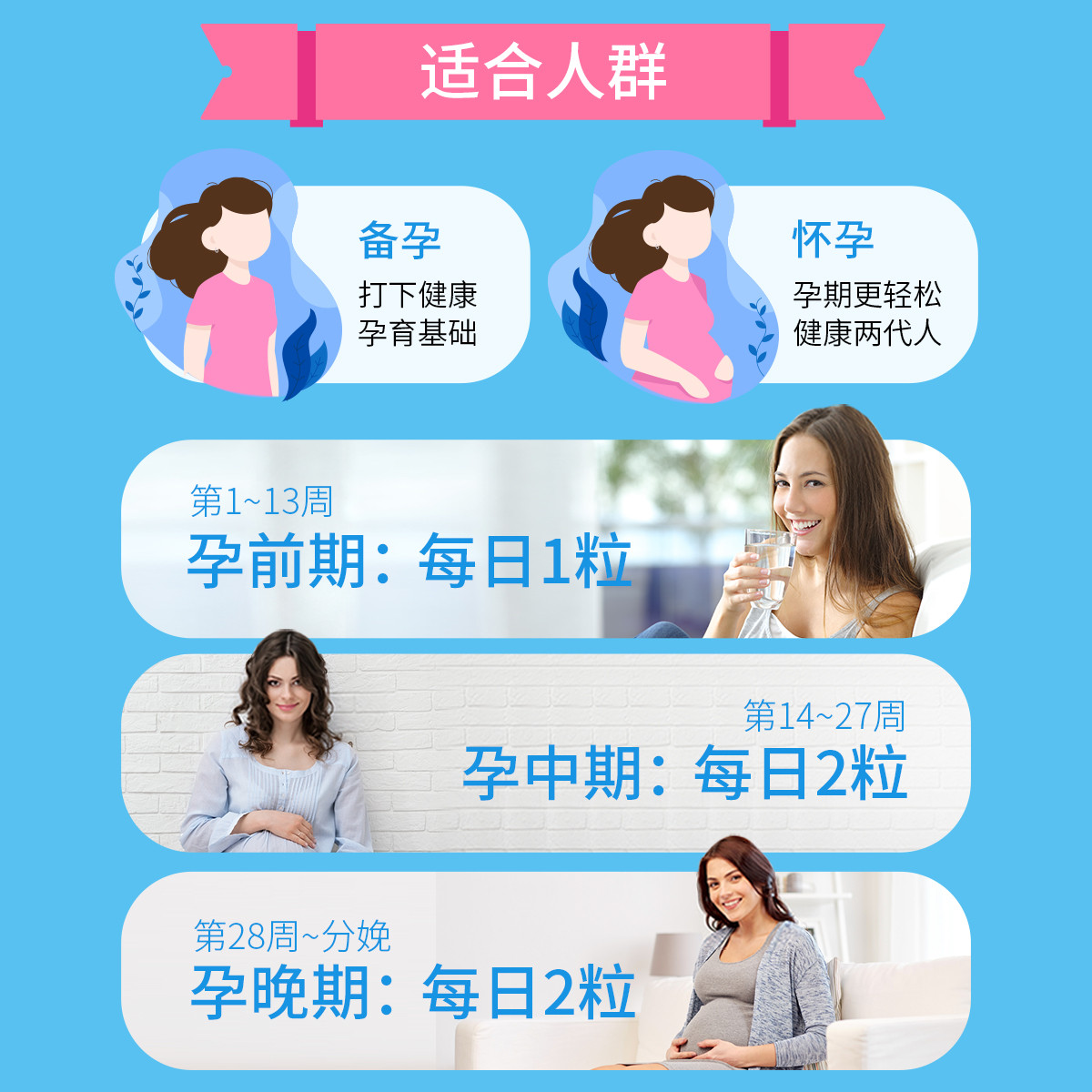 阿里健康澳洲进口lifespace孕妇孕期益生菌胶囊妈妈肠道哺乳期2瓶