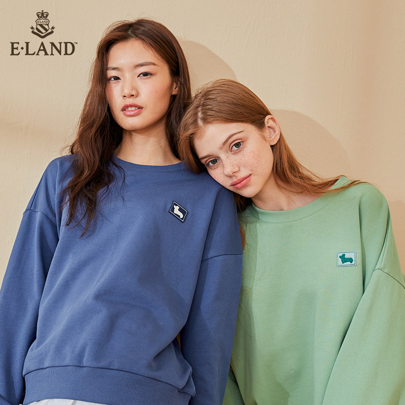 eland2020秋季新款韩版宽松卫衣 衣恋集团outlets店卫衣/绒衫