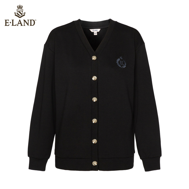 eland2020秋季新款韩版v领卫衣 衣恋集团outlets店卫衣/绒衫