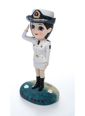 女兵玩偶兵哥哥军恋礼物部队文创