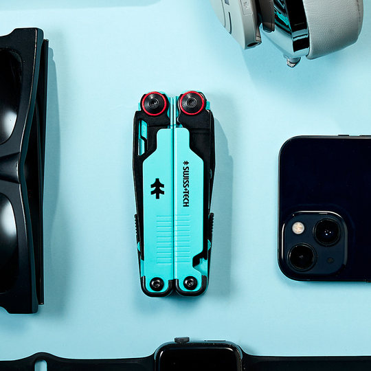 瑞士科技户外多功能钳子折叠小刀随身多用工具钳野外应急车载装备