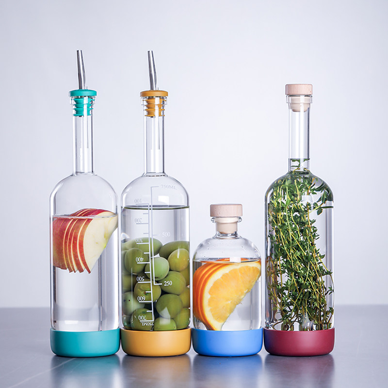 Inmeet酒吧调酒带底果汁饮料泡酒瓶瓶自酿葡萄酒瓶果酒瓶空酒瓶子,淘宝优惠券,粉丝福利购,淘宝优惠卷