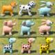 Children's baby Q version animal walking balloon with wheels