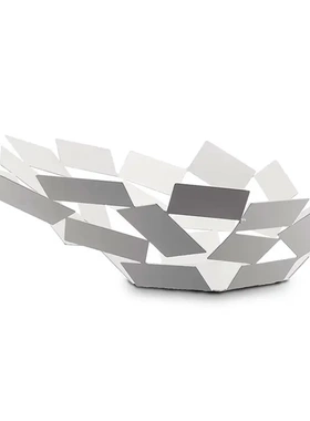 艺术几何镂空果篮客厅家用茶几