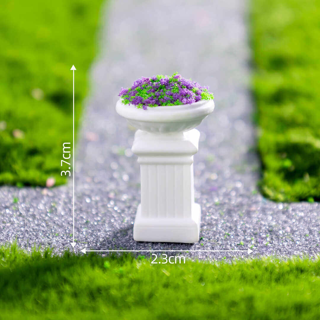 跨境微景观模型造景神器仿真欧式小花盆园艺材料迷你桌面小摆件,淘宝优惠券,粉丝福利购,淘宝优惠卷