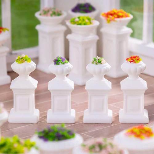 跨境微景观模型造景神器仿真欧式小花盆园艺材料迷你桌面小摆件 - 图1