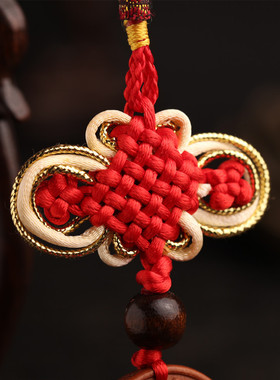 热卖礼品车挂 汽车内饰用品桃木雕刻双貔貅后视镜挂件