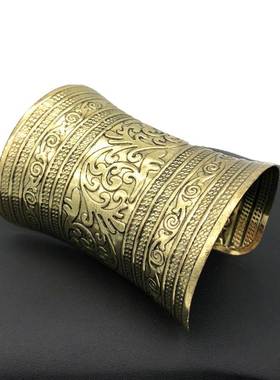 bracelet women hand catenary 复古民族风压花手镯长款女饰品