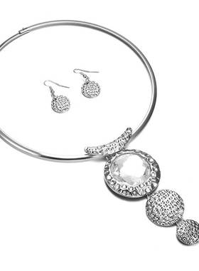 choker women necklace jewelry 欧美夸张流苏项链朋克小众项圈