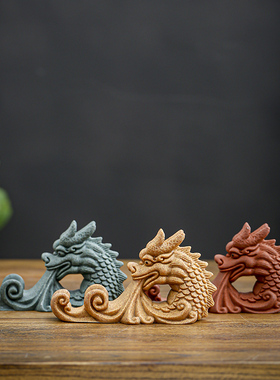 恒韵源创意招财龙生肖装饰摆件